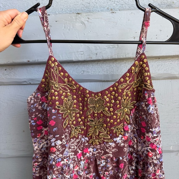 Free People Tiered Floral Dress - Picture 2 of 7